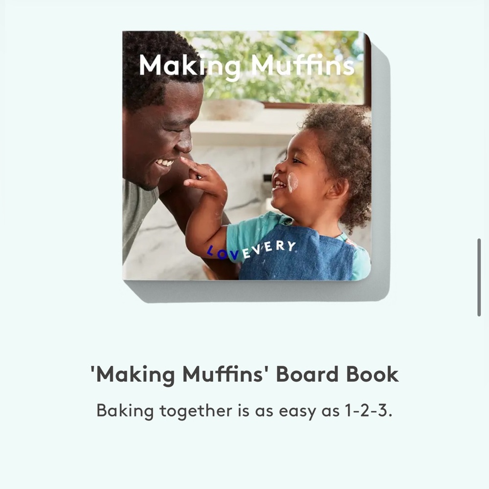 Lovevery Making Muffins Book - $10
